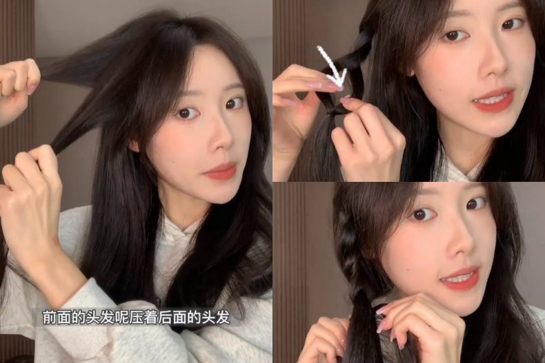 ▲白鹿同款雙馬尾