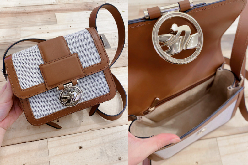 劉品言同款是這咖！LONGCHAMP「高顏值小方包」開箱，甜甜價＋大容量超實用
