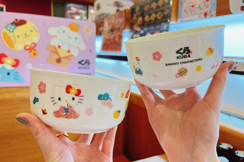 心臟爆擊！超萌三麗鷗家族現身藏壽司，Hello Kitty限定扭蛋、玩偶帶回家