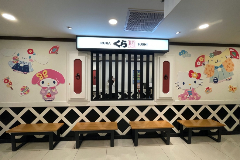 心臟爆擊！超萌三麗鷗家族現身藏壽司，Hello Kitty限定扭蛋、玩偶帶回家