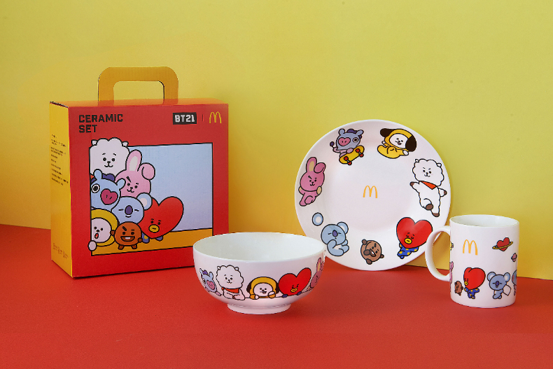 麥當勞「買一送一」連21天，紅豆派、薯來堡回歸快吃！超可愛「BT21陶瓷餐具」驚喜開搶