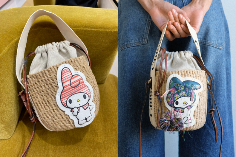 ▲Chloé My Melody農曆年限定聯名編織水桶包，NT.26,500