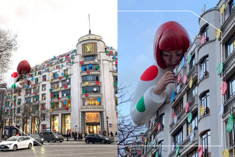 LV法國總店出現「巨型草間彌生」!台北101店奇幻店裝必朝聖~話題聯名10+包款推薦