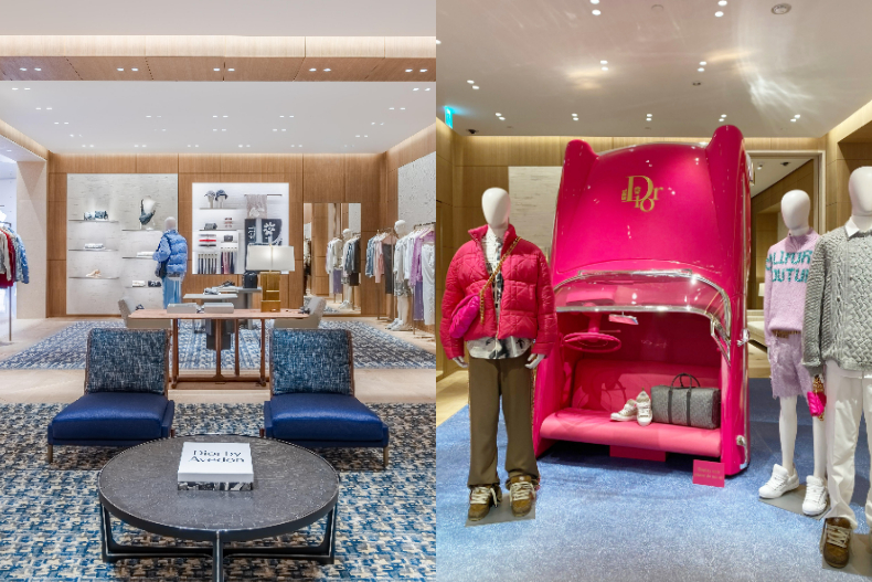 ▲DIOR 台北101旗艦店店景照 by Tim FRANCO(左)