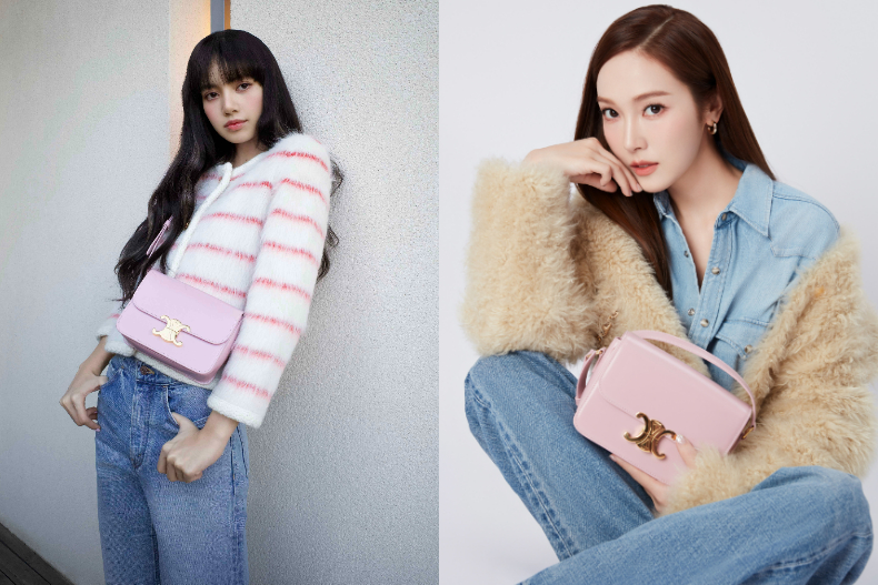 ▲CELINE TEEN TRIOMPHE小牛皮革肩背包，NT.125,000