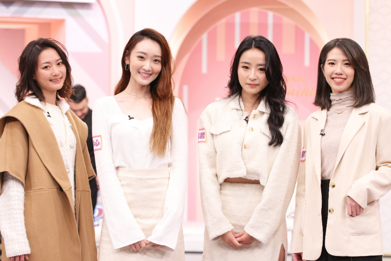 ▲女大來賓（由左至右）：洪佩琦、紀詠心、李品君、何芝寧
