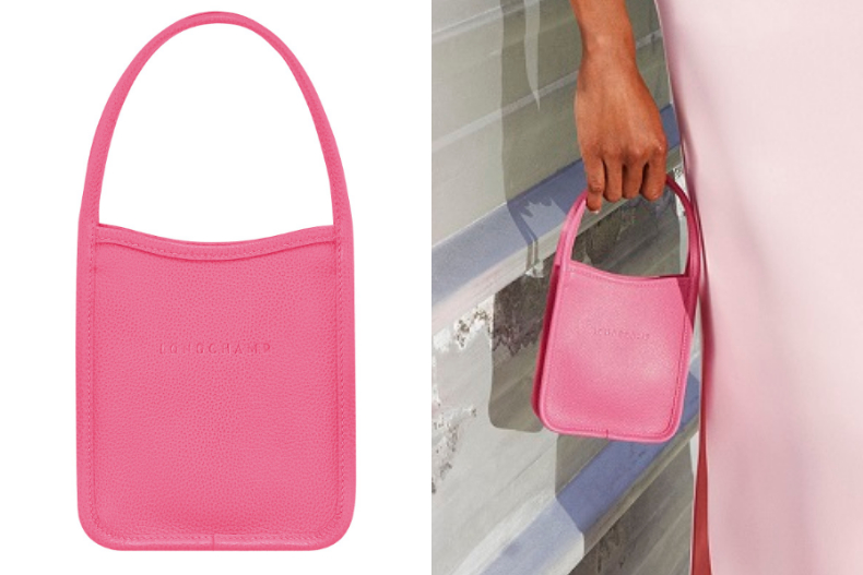 ▲LONGCHAMP LE FOULONNÉ系列 小提袋，NT7,700