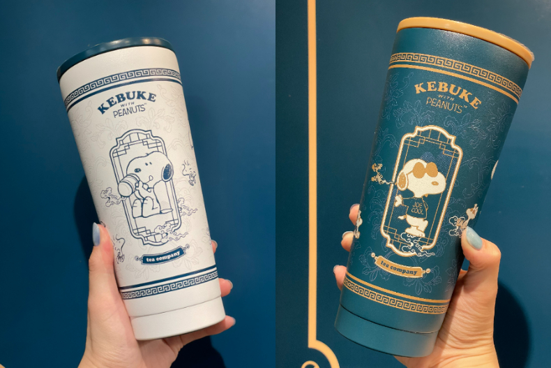 可不可紅茶「史努比環保杯」純白X深藍可愛開賣！限定聯名新飲品「莓果春芽」也要喝