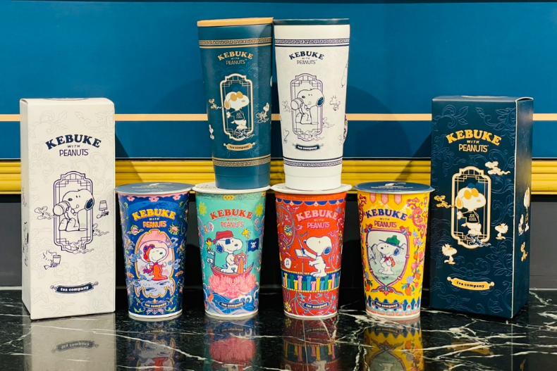 可不可紅茶「史努比環保杯」純白X深藍可愛開賣！限定聯名新飲品「莓果春芽」也要喝