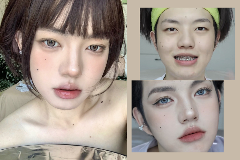 詐欺級彩妝無極限!男兒身也能變混血萌妹,學會5步驟平板五官瞬間立體