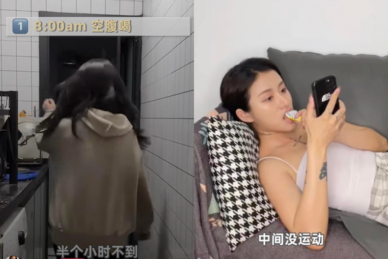 ▲鞠婧禕喝水減肥法