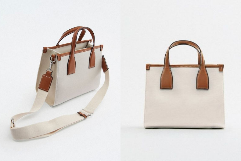 ▲ZARA 帆布迷你托特包，NT.1,290