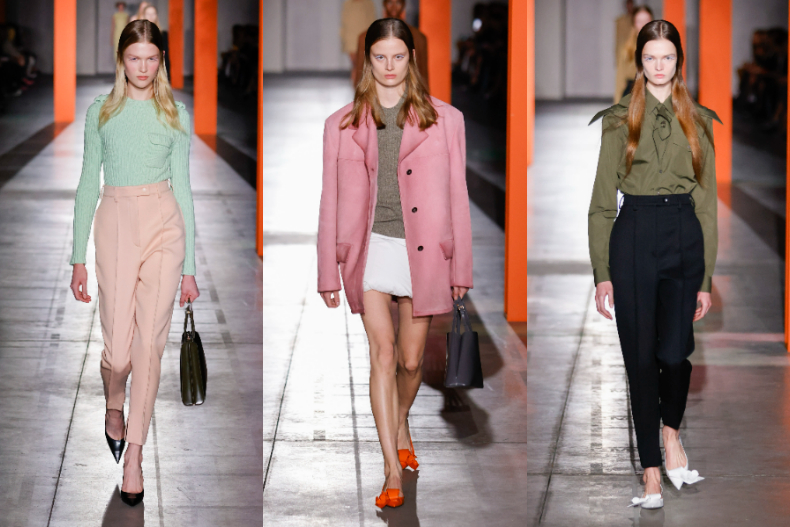 制服X晚裝、婚紗成了日常服飾！PRADA 2023 秋冬女裝時裝秀：TAKING CARE