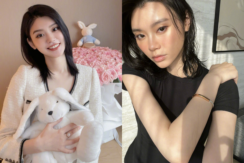 ▲奚夢瑤近照幾乎沒有露出肚子