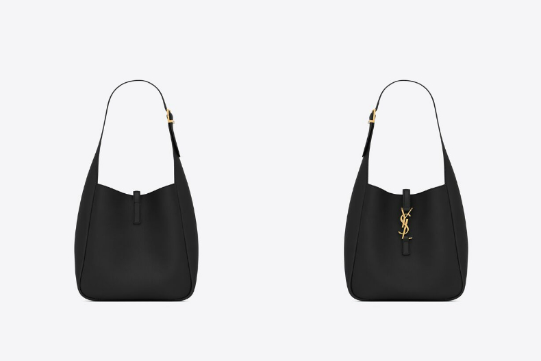 SAINT LAURENT LE 5 À 7皮革小型hobo手袋，NT.75,050