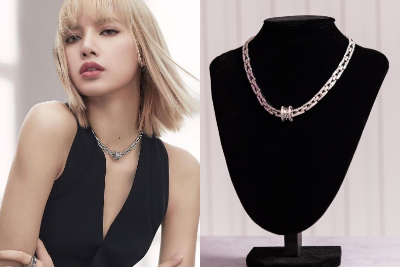 LISA 210萬「白金鑽石項鍊」太閃了！揭開「寶格麗」飾品秘密，入門款首選它準沒錯｜頂級之夜