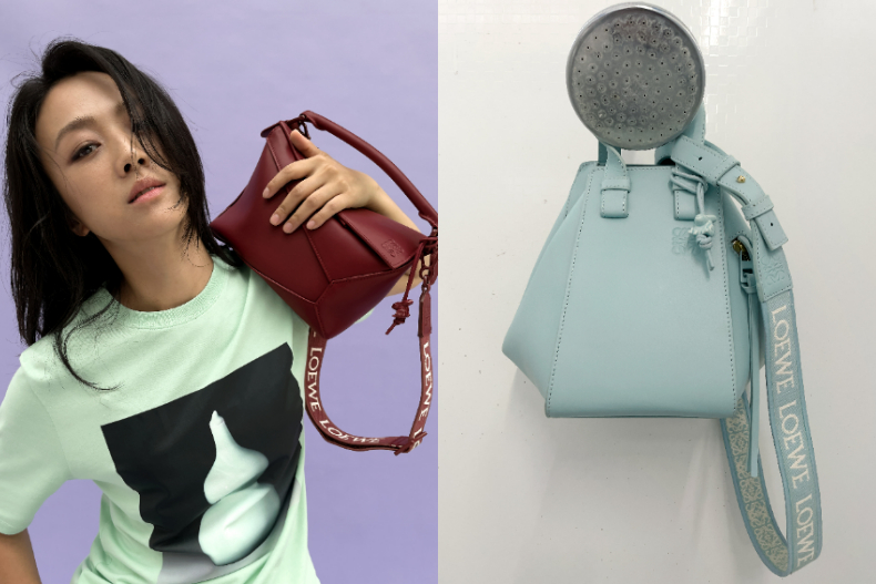 LOEWE經典翻轉質感再升!Puzzle包多了新背帶、吊床包推出新美色