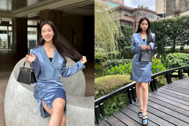 Melody、侯佩岑都在揹這咖「FENDI包」！Lily甜笑曬包，成熟打扮狂被問：偷穿姨媽衣服？