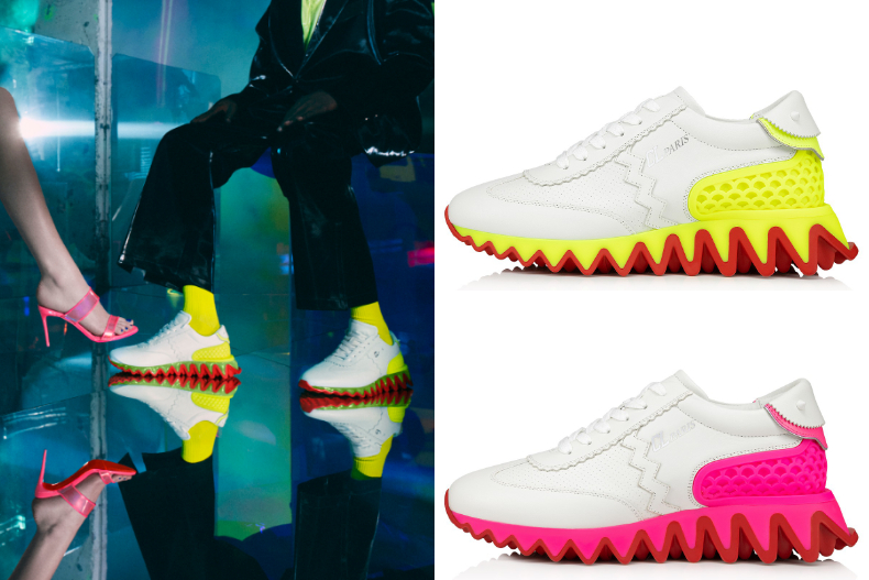 ▲Christian Louboutin LOUBISHARK DONNA螢光黃運動鞋，NT.34,900