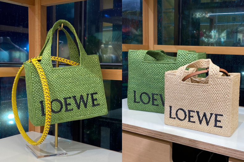 FotoJet (2) - FotoJet (2).jpg ▲LOEWE 小號酒椰纖維 LOEWE 字體手提包,NT.36,000