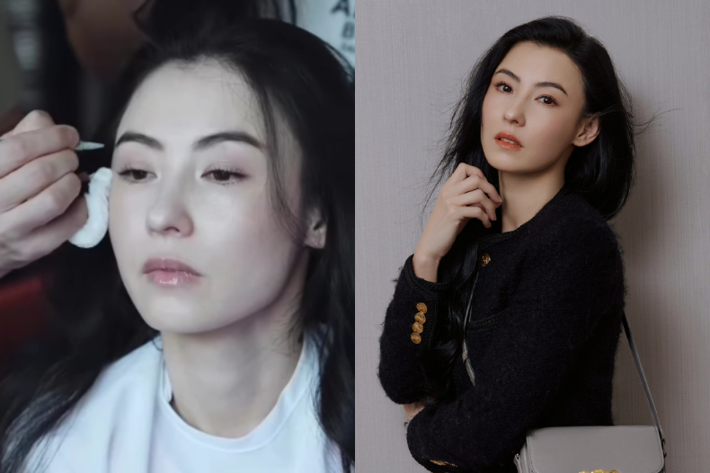 p1 0 - p1_0.jpg ▲濃系挑眉,微博@張柏芝、IG @ cecilia_pakchi_cheung