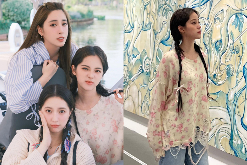 ▲歐陽三姐妹驚喜合體看展