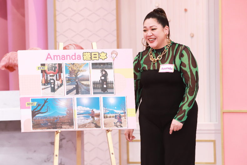 ▲Amanda分享去日本東京、河口湖遊玩的妝髮小祕訣