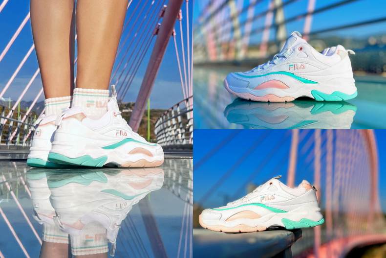 FILA「棉花糖配色球鞋」台灣限定!峮峮公開閨蜜穿搭訣竅,一起打造最潮LOOK