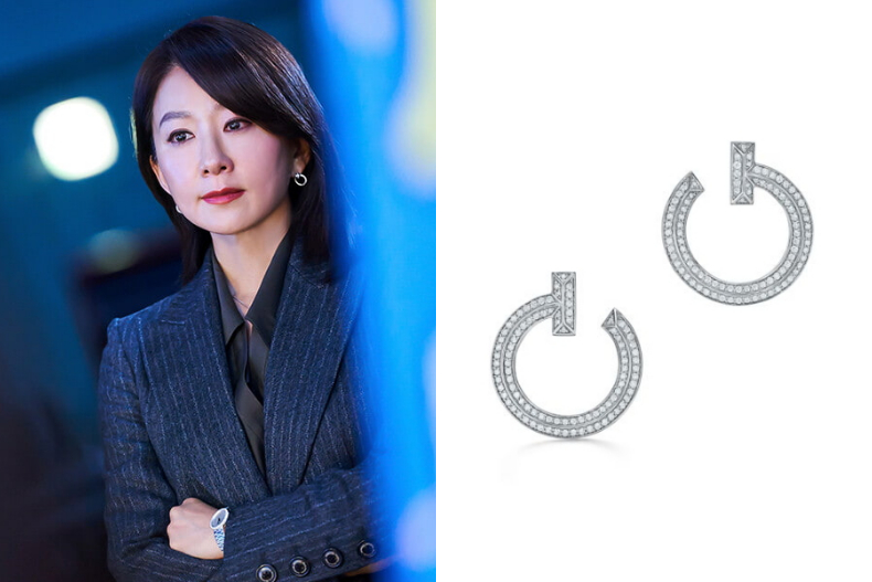 ▲Tiffany & Co. T1 Open Hoop耳環，KRW.14,100,000，約NT.325,781