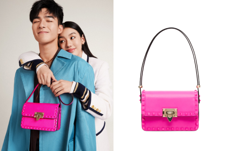 ▲VALENTINO GARAVANI SMALL RUCKSTUD23肩背包，NT.85,500