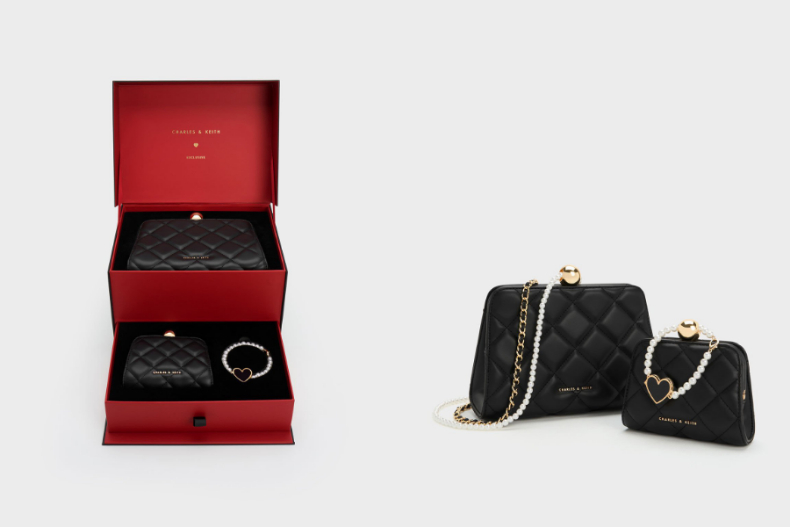 ▲CHARLES & KEITH 520 定情禮盒 ，NT.3,690