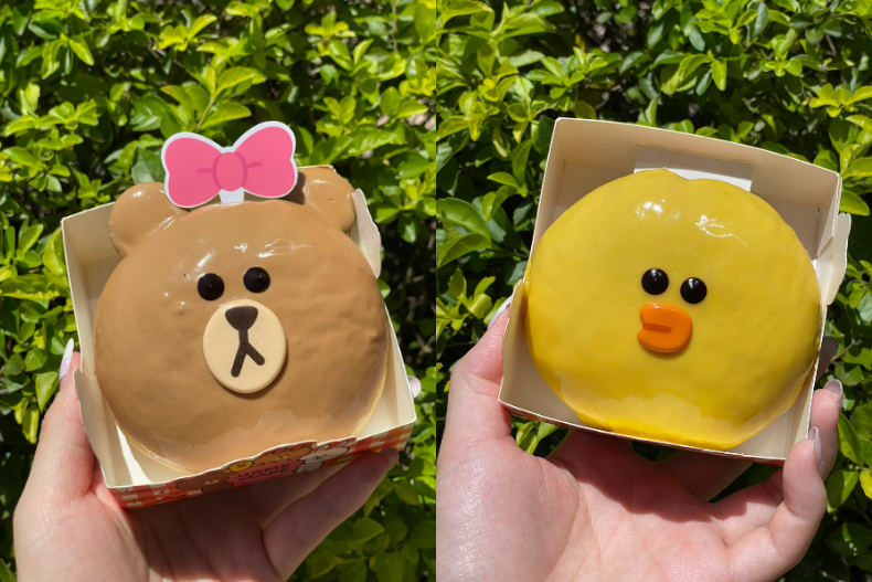 「熊大、莎莉甜甜圈」可愛瘋！ LINE FRIENDS變身超萌甜點、飲料袋、便當袋