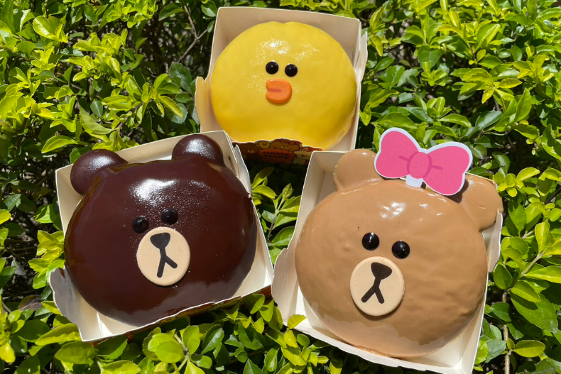 「熊大、莎莉甜甜圈」可愛瘋！ LINE FRIENDS變身超萌甜點、飲料袋、便當袋