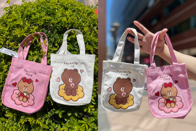 「熊大、莎莉甜甜圈」可愛瘋！ LINE FRIENDS變身超萌甜點、飲料袋、便當袋