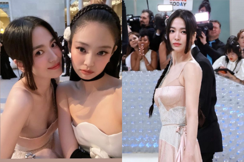 宋慧喬驚喜同框車銀優！網讚：豪門姐弟既視感！宋慧喬美人魚捲髮美出新高