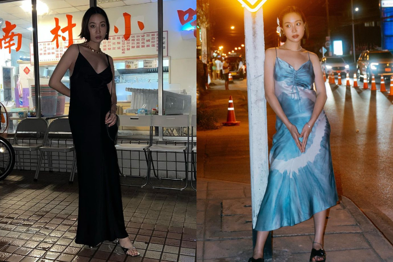 ▲AllSaints ALEXIA MARIANA 印花中長版洋裝台幣10,100元