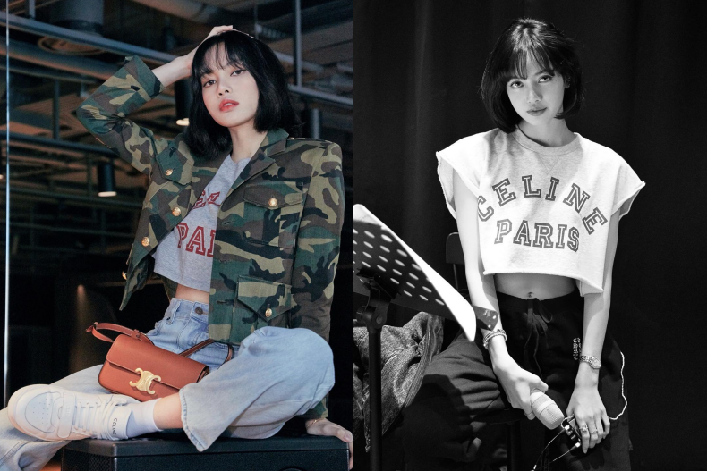 暢銷的不只是包包！CELINE夏季Logo T恤登場，LISA、BTS金泰亨私服街拍都在穿！