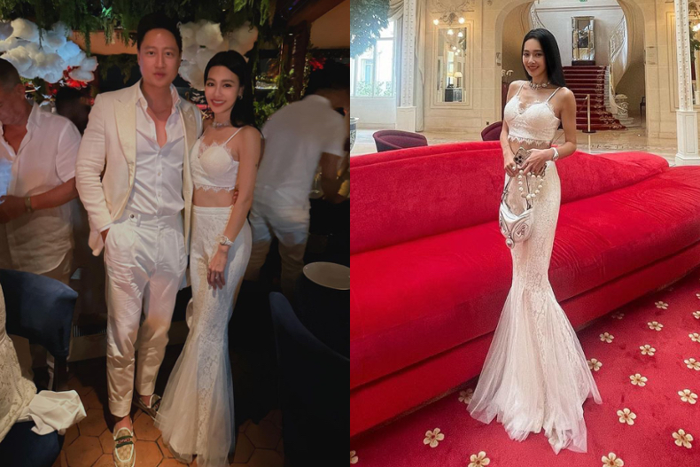 王思佳飛歐洲參加婚禮「連換三套造型」像走時裝秀！網酸搶新娘風采，霸氣反擊：國外盛裝是禮貌