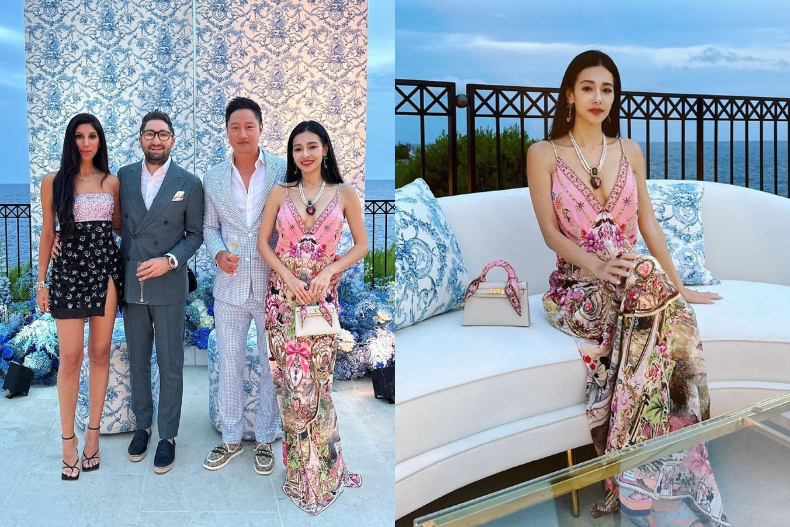 王思佳飛歐洲參加婚禮「連換三套造型」像走時裝秀！網酸搶新娘風采，霸氣反擊：國外盛裝是禮貌