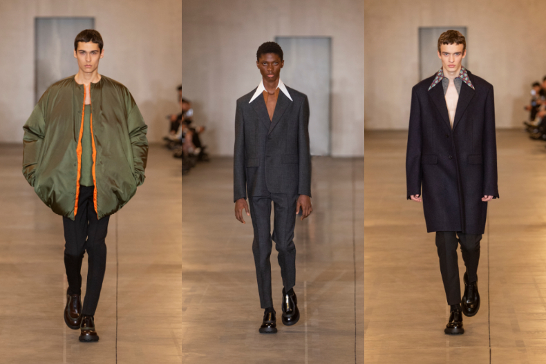 棉被外套、樂福鞋超吸睛！女大特派帶逛「PRADA 2023秋冬系列」：這咖水壺托特包CP值破表
