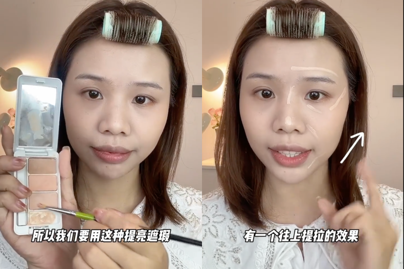 妝前妝後判若兩人！大媽變少女「整容級化妝術」公開，這卸了妝男友會報警吧！