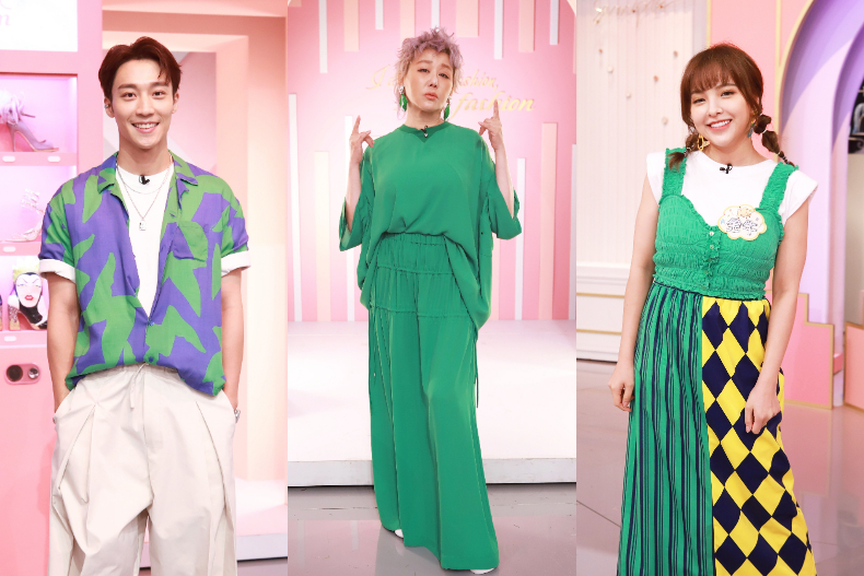 ▲女大主持人(由左至右):卞慶華、藍心湄、徐凱希