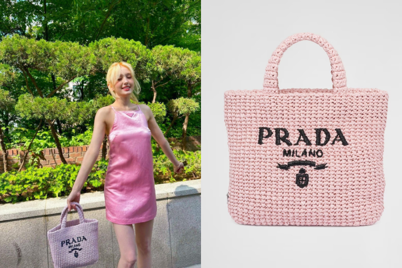超模Gigi、Somi都在拿「PRADA草編托特包」！輕巧百搭＋超大容量，跟著買不後悔