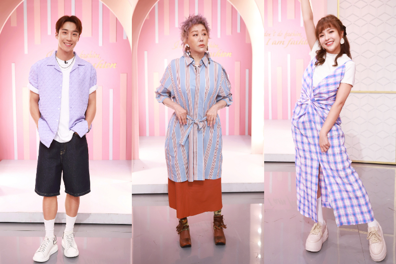 ▲女大主持人（由左至右）：卞慶華、藍心湄、徐凱希