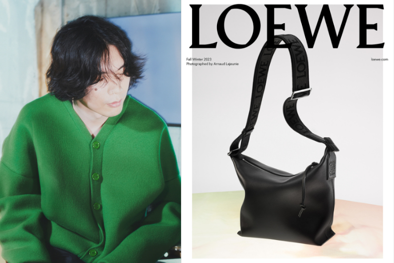 LOEWE 攜手日本音樂才子米津玄師推出 2023 秋冬男裝系列廣告