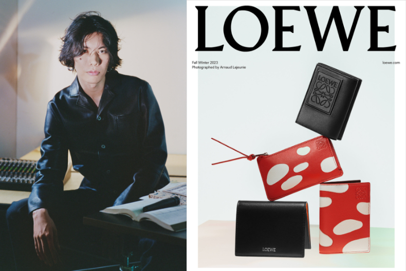 LOEWE 攜手日本音樂才子米津玄師推出 2023 秋冬男裝系列廣告