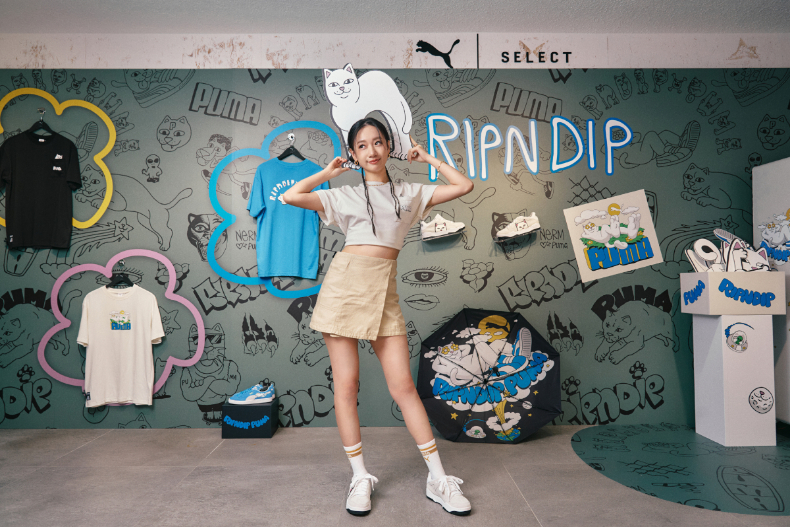 PUMA x RIPNDIP 中指貓系列開賣！厚底貓貓鞋、口袋藏中指，吳卓源：好萌好欠揍