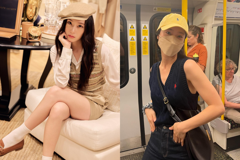 Polo衫也能穿出老錢風！Krystal「Ralph Lauren穿搭」盤點，低調卻高級感十足！