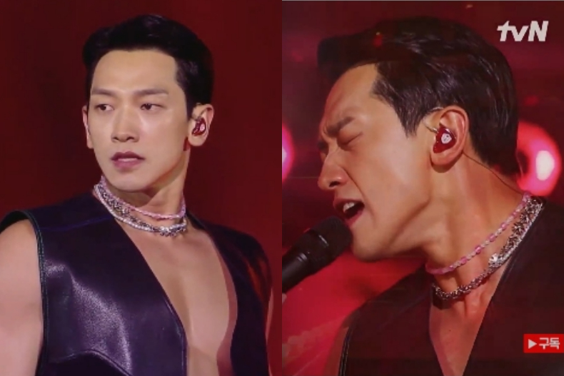 女兒傻瓜認證！Rain「炸六塊冰塊腹肌」超養眼，狂曬少女串珠項鍊：是我女兒贊助