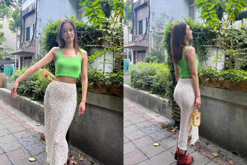 FotoJet (3) - FotoJet (3).jpg 被媽媽說穿太辣了!陳庭妮「美式辣妹穿搭」粉絲超買單,4搭配公式搭出微甜性感